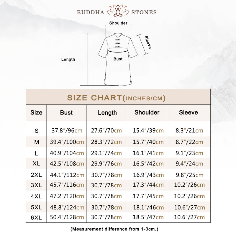 Buddha Stones 2点セット レディース 半袖シャツ トップス Tシャツ パンツ 瞑想 禅 太極拳 コットンリネン 衣類セット - image 3