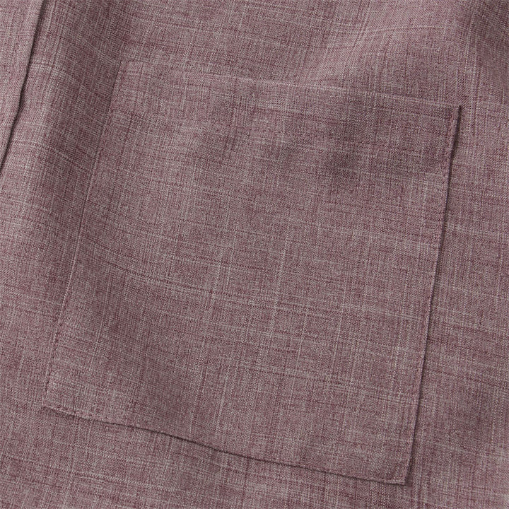 Buddha Stones夏 メンズ ボタン プレーン 半袖 コットンシャツ ポケット付き - image 18