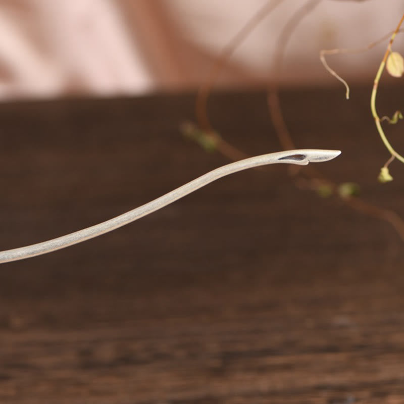 Buddha Stones925スターリングシルバー フェニックスタッセル プロテクションヘアピン - image 12