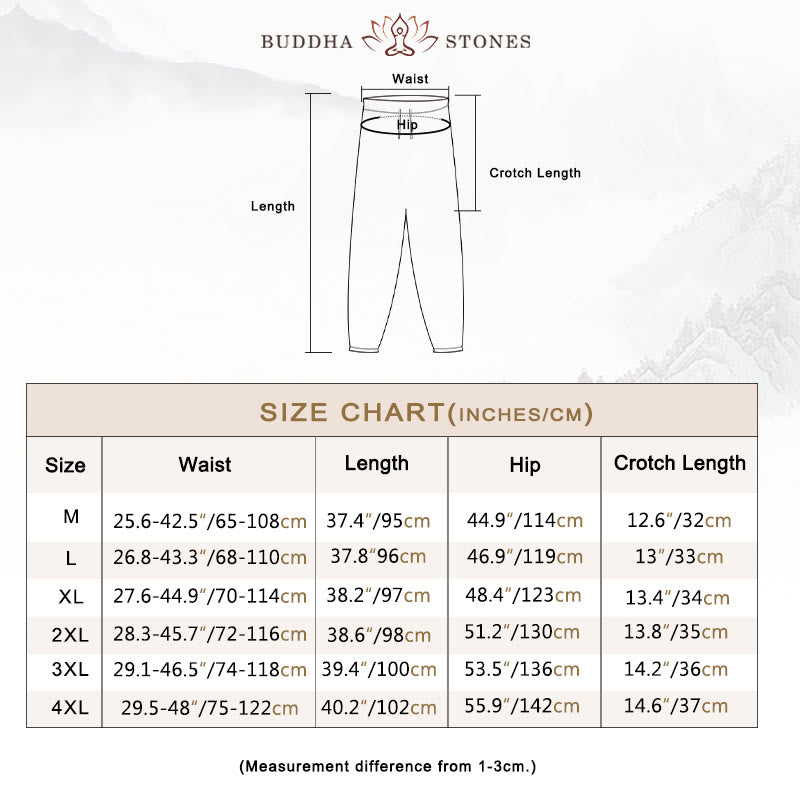 Buddha Stones瞑想カエルボタン唐草長袖シャツパンツメンズスーツ - image 4