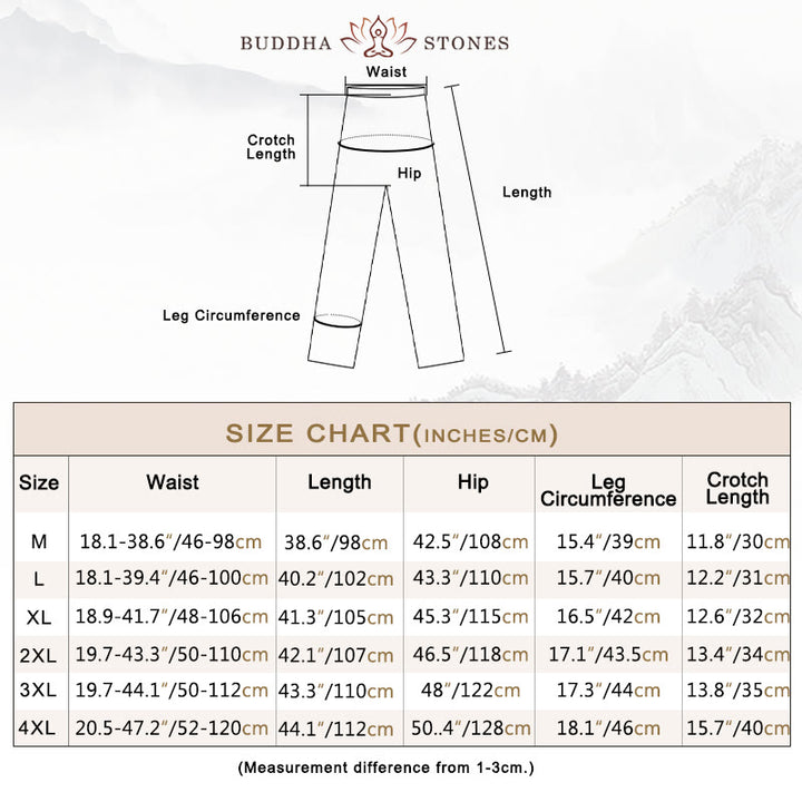 Buddha Stones無地カエルボタン唐装 伝統的な綿麻半袖トップス・パンツ メンズ服セット - image 4