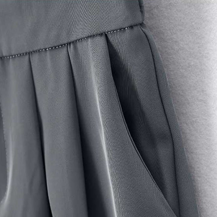 Buddha Stones夏 カジュアル ジッパーボタン ゆったり 無地 コットンリネン レディース ショートパンツ ポケット付き - image 4