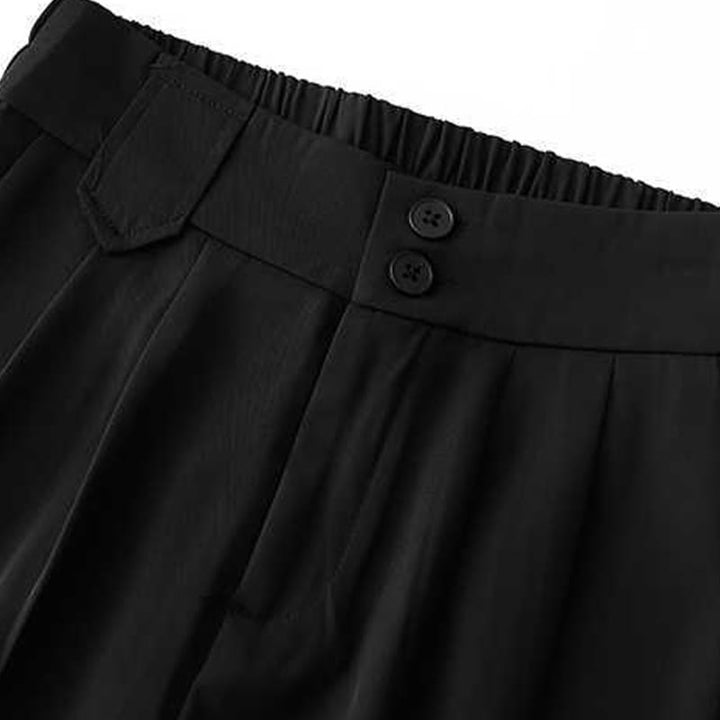 Buddha Stones夏 カジュアル ジッパーボタン ゆったり 無地 コットンリネン レディース ショートパンツ ポケット付き - image 12