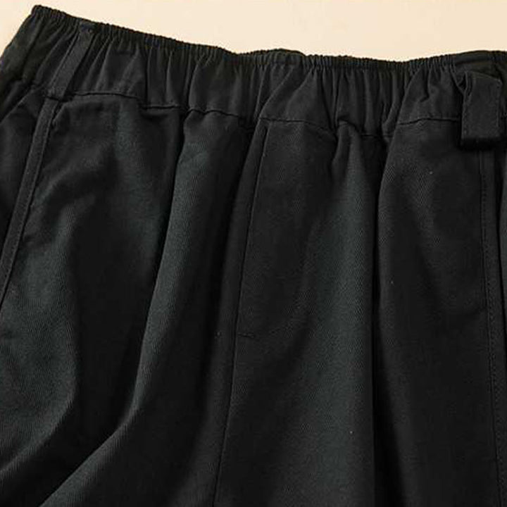 Buddha Stones夏 カジュアル ゆったり 無地 コットン レディース ショートパンツ ポケット付き - image 25