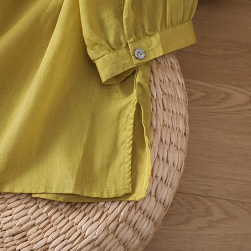 Buddha Stonesカジュアル シンメトリー 刺繍 レディース クルーネックデザイン 半袖 スパンデックス Tシャツ - image 27