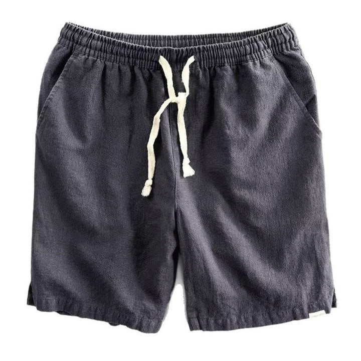 Buddha Stonesドローストリング 伸縮性ウエスト コットン メンズ ショートパンツ ポケット付き - image 8