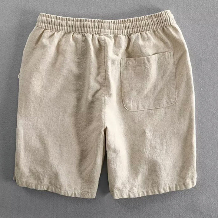 Buddha Stonesドローストリング 伸縮性ウエスト コットン メンズ ショートパンツ ポケット付き - image 14