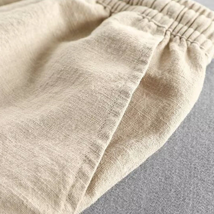 Buddha Stonesドローストリング 伸縮性ウエスト コットン メンズ ショートパンツ ポケット付き - image 17