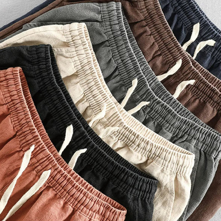Buddha Stonesドローストリング 伸縮性ウエスト コットン メンズ ショートパンツ ポケット付き - image 21