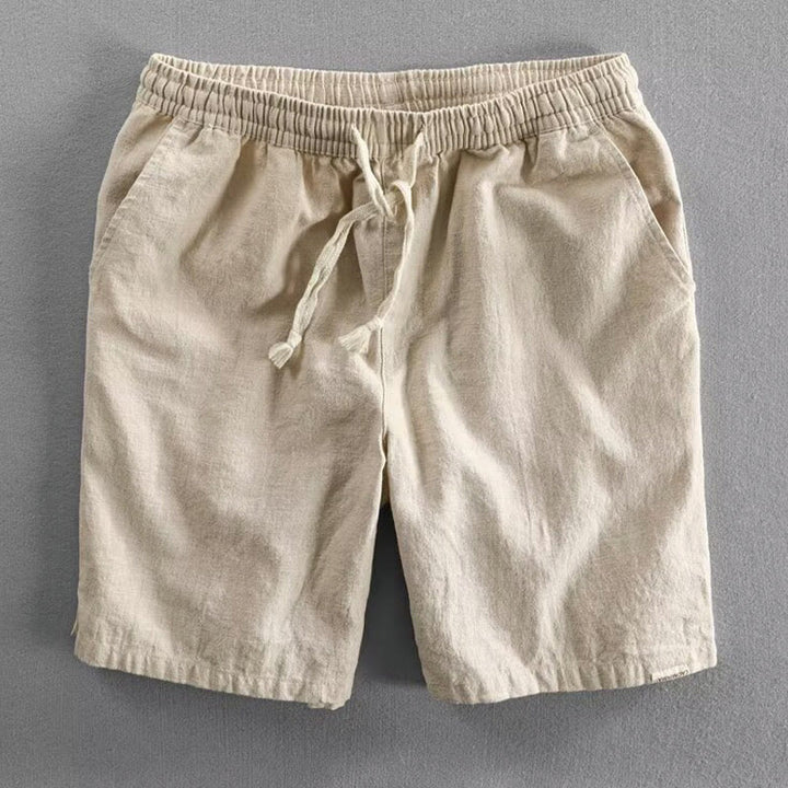 Buddha Stonesドローストリング 伸縮性ウエスト コットン メンズ ショートパンツ ポケット付き - トウモロコシのひげ - US/UK/AU40、EU50（3XL） - image 13