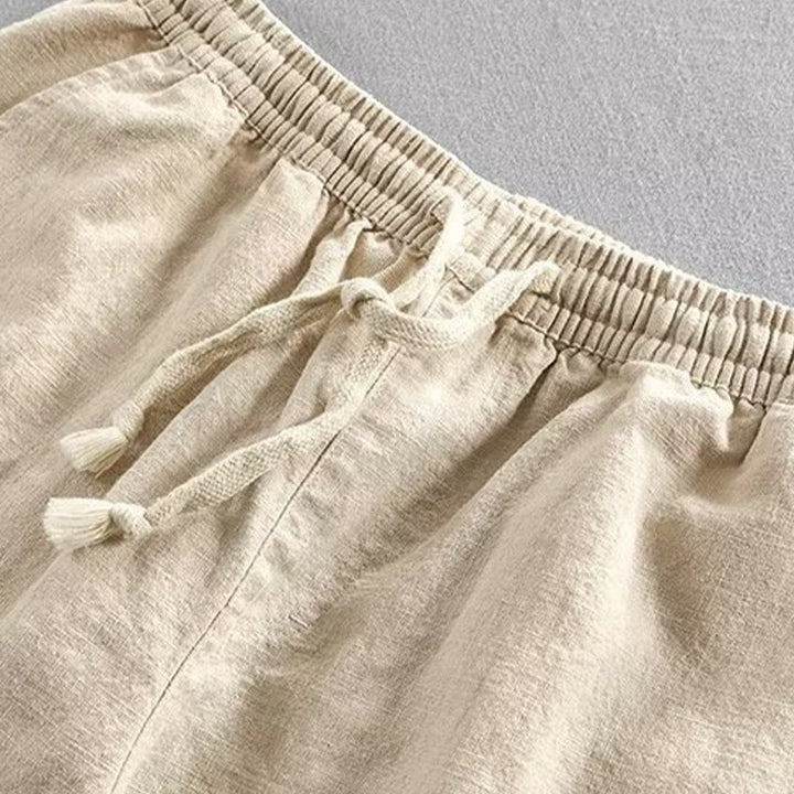 Buddha Stonesドローストリング 伸縮性ウエスト コットン メンズ ショートパンツ ポケット付き - image 15