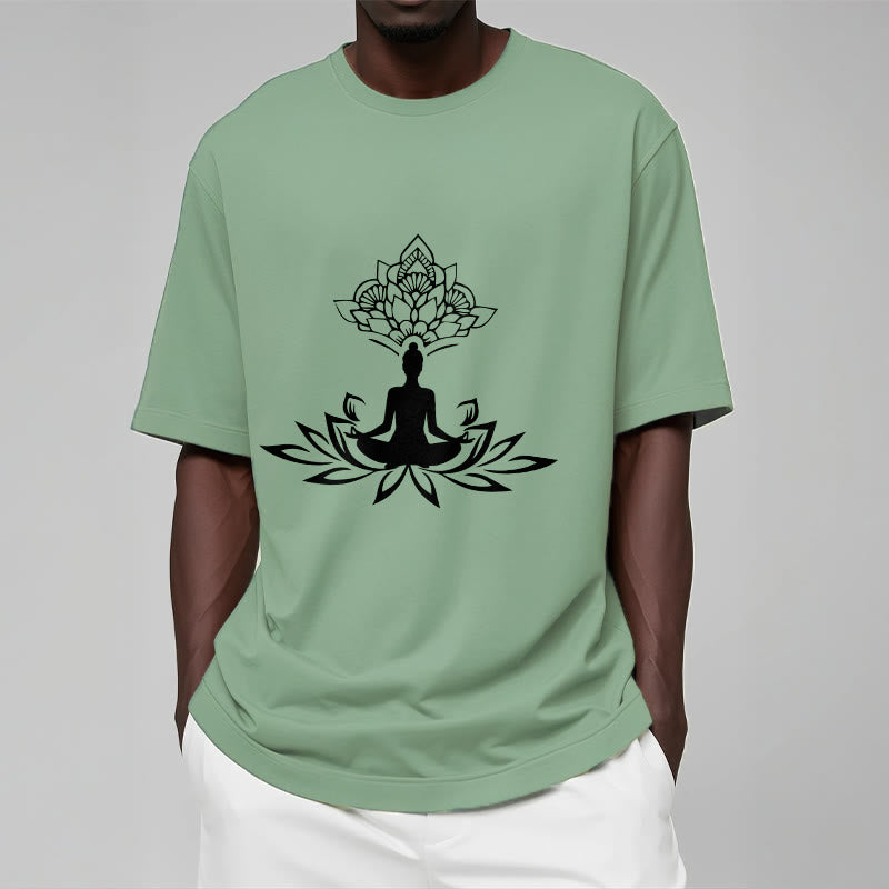 Buddha Stones、蓮の花、瞑想、仏陀のTシャツ - image 16