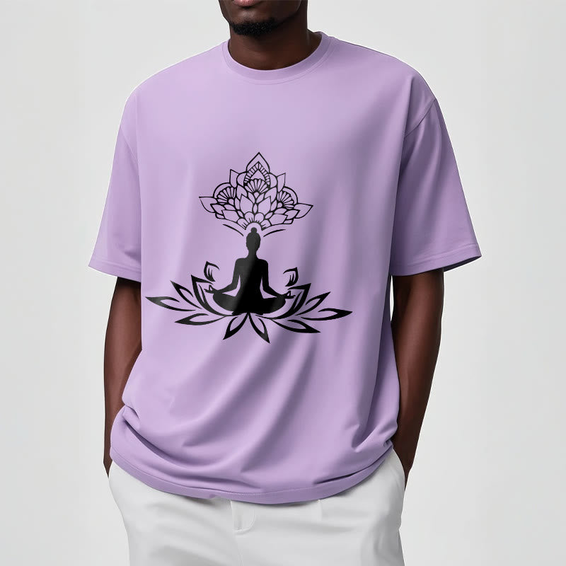 Buddha Stones、蓮の花、瞑想、仏陀のTシャツ - image 17