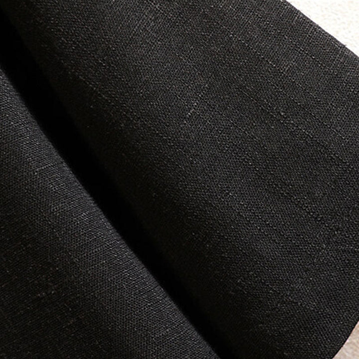 Buddha Stones夏 中国風 カエルボタン メンズ 無地 ボタン 半袖 コットン リネン シャツ - image 6