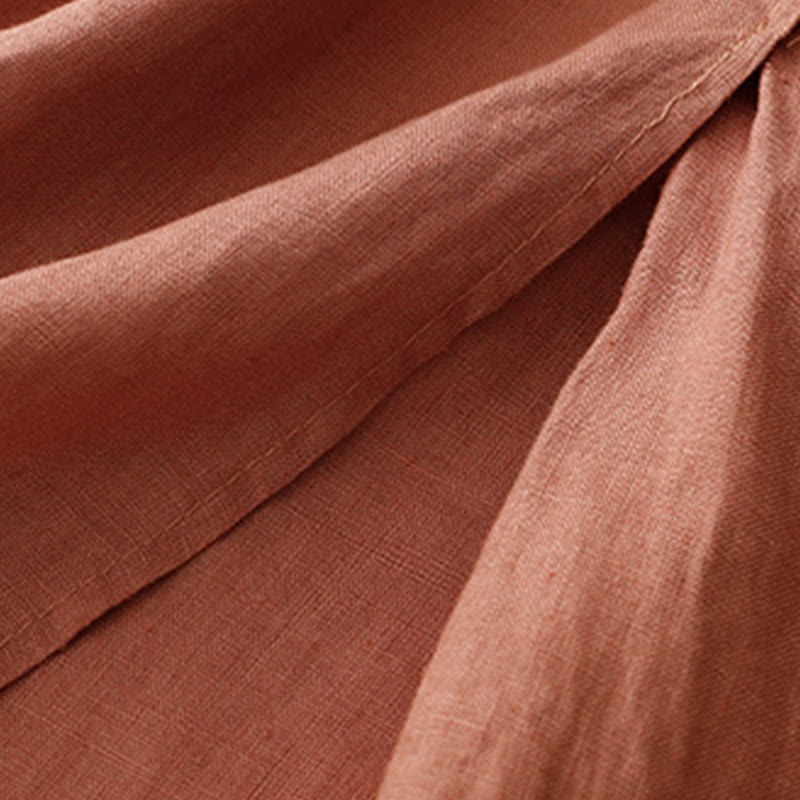 Buddha Stonesヴィンテージ 無地 刺繍 ドローストリング レディース スカート ポケット付き - image 23