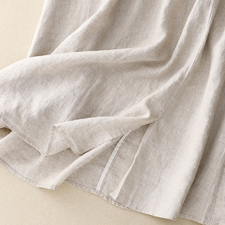 Buddha Stonesヴィンテージ 無地 刺繍 ドローストリング レディース スカート ポケット付き - image 11