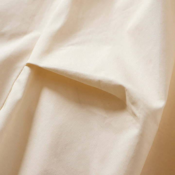 Buddha Stones夏 カジュアル 不規則デザイン レディース コットンスカート ポケット付き - image 5