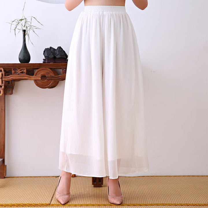 Buddha Stonesの中国風フロッグボタンデザイン長袖シフォンミディドレス - image 6