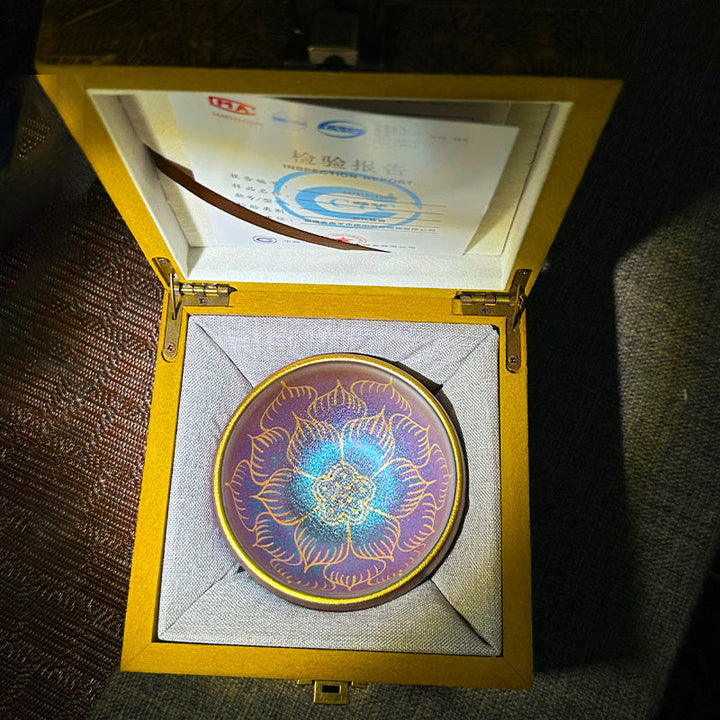 Buddha Stones手作り中国Jianzhan蓮の花のパターンセラミックティーカップカンフーティーカップ150ml