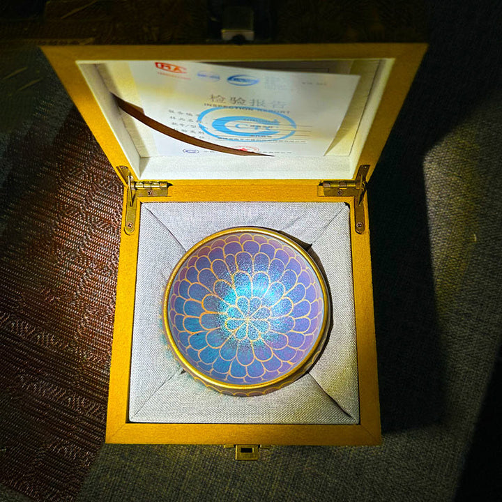 Buddha Stones手作り中国Jianzhan蓮の花のパターンセラミックティーカップカンフーティーカップ150ml
