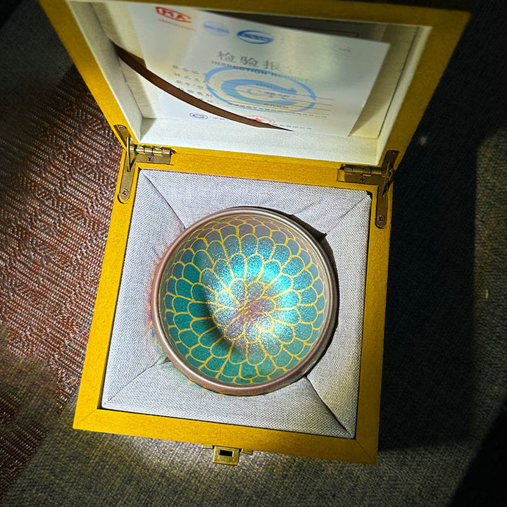 Buddha Stones手作り中国Jianzhan蓮の花のパターンセラミックティーカップカンフーティーカップ150ml
