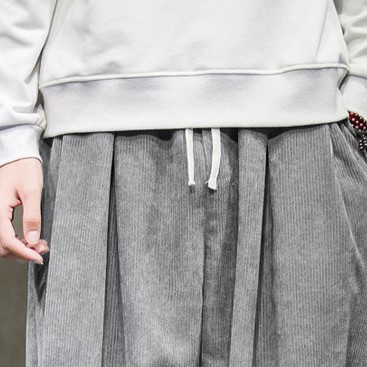 Buddha Stonesカジュアル 無地 コットン ブルマー メンズ パンツ ポケット付き - image 16