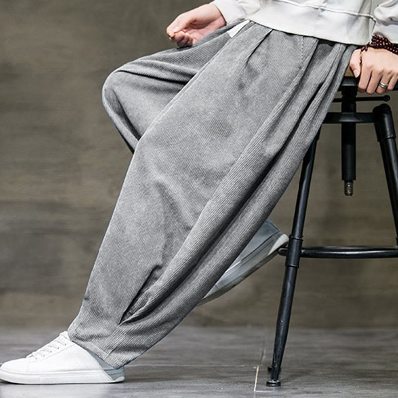 Buddha Stonesカジュアル 無地 コットン ブルマー メンズ パンツ ポケット付き - image 14