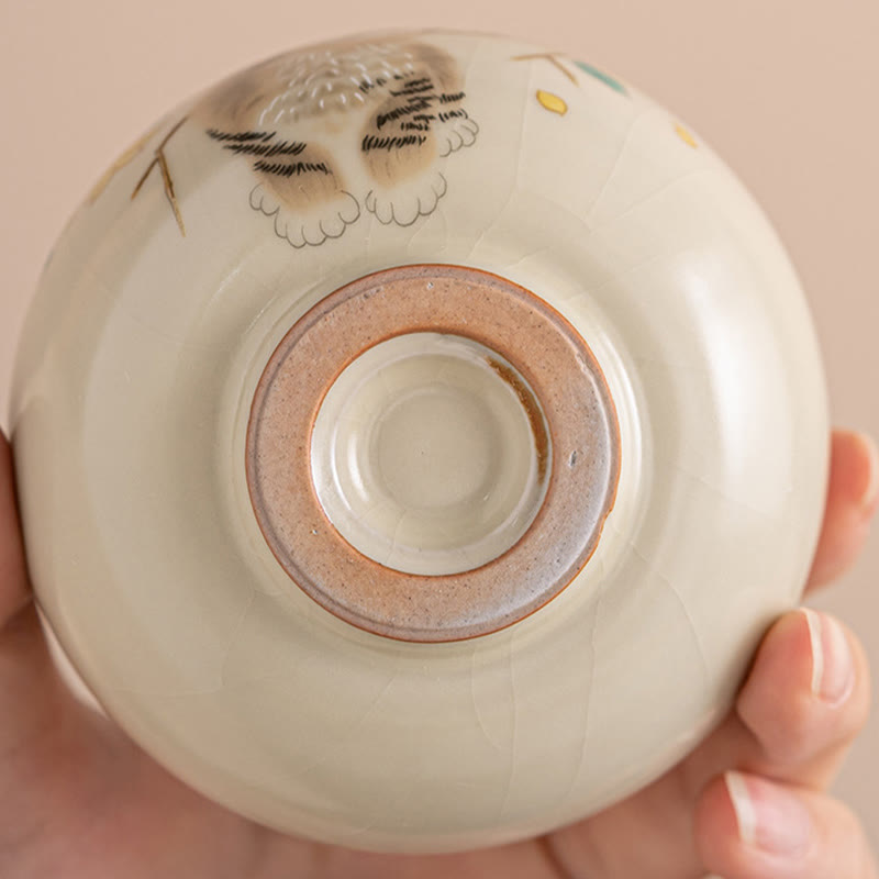 Buddha Stones、かわいい猫、黄色い花、ウサギのティーカップ、カンフーティーカップ - image 4