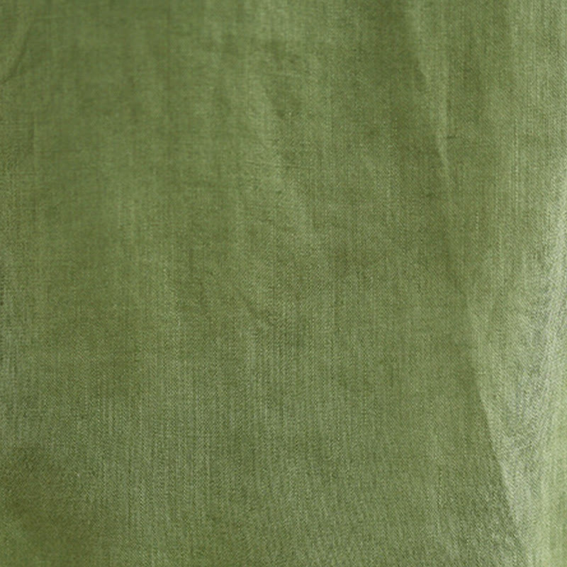 Buddha Stonesサマーフリルデザイン ドローストリング クルーネック コットンリネン レディース ノースリーブベスト - image 11