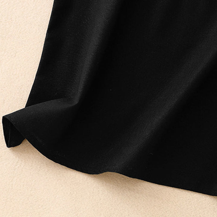 Buddha Stonesサマースクエアカラー レディース コットンリネン ノースリーブベスト - image 12