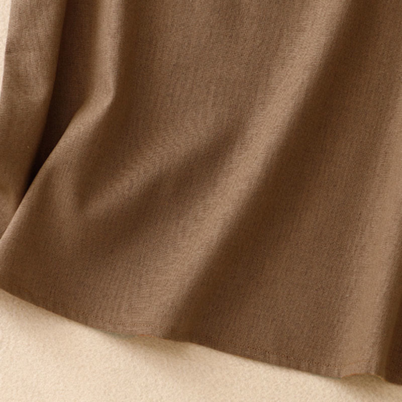 Buddha Stonesサマースクエアカラー レディース コットンリネン ノースリーブベスト - image 1