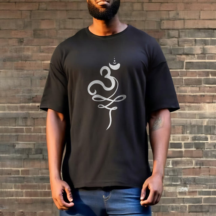 Buddha Stones OM サンスクリット ティー T シャツ - image 2