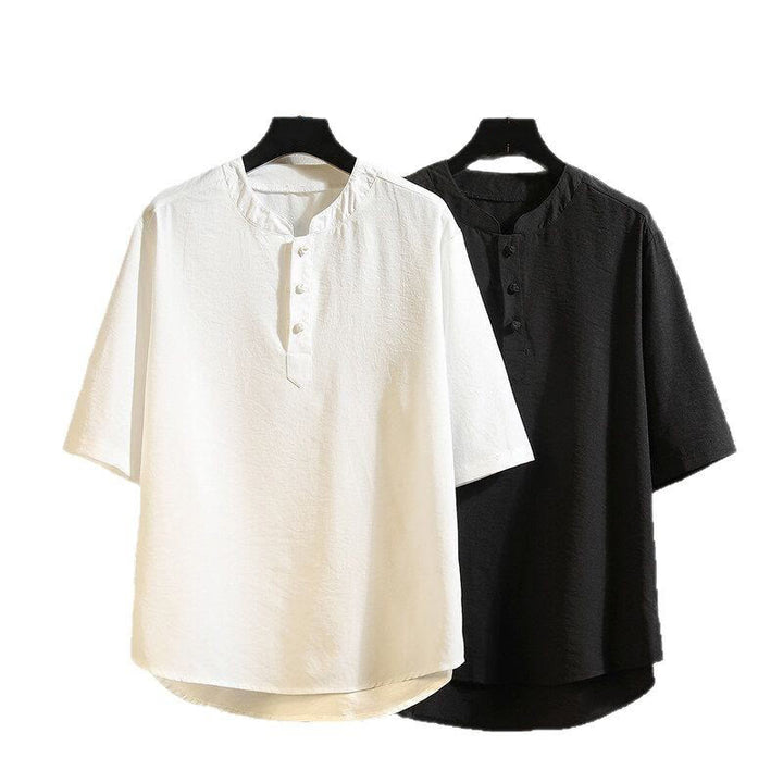 Buddha Stonesヴィンテージ カジュアル 無地 メンズ 半袖シャツ ジャケット - image 13