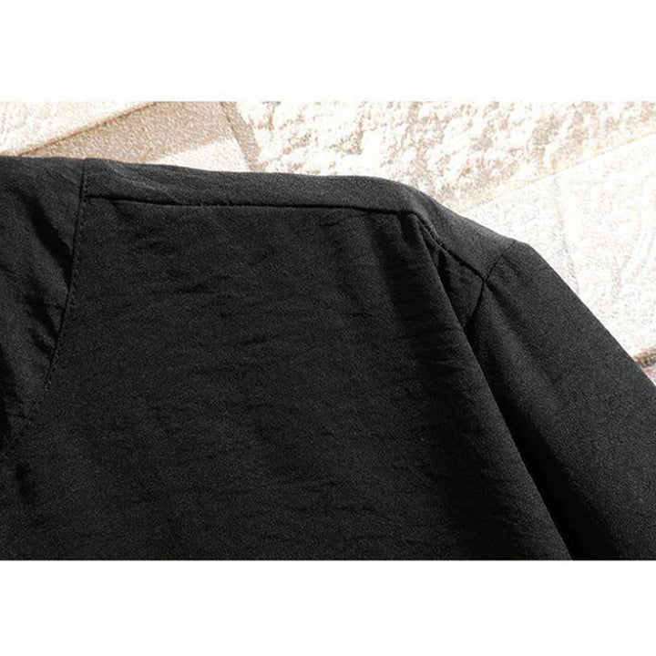 Buddha Stonesヴィンテージ カジュアル 無地 メンズ 半袖シャツ ジャケット - image 6