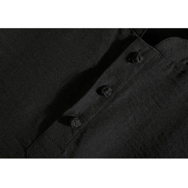 Buddha Stonesヴィンテージ カジュアル 無地 メンズ 半袖シャツ ジャケット - image 7