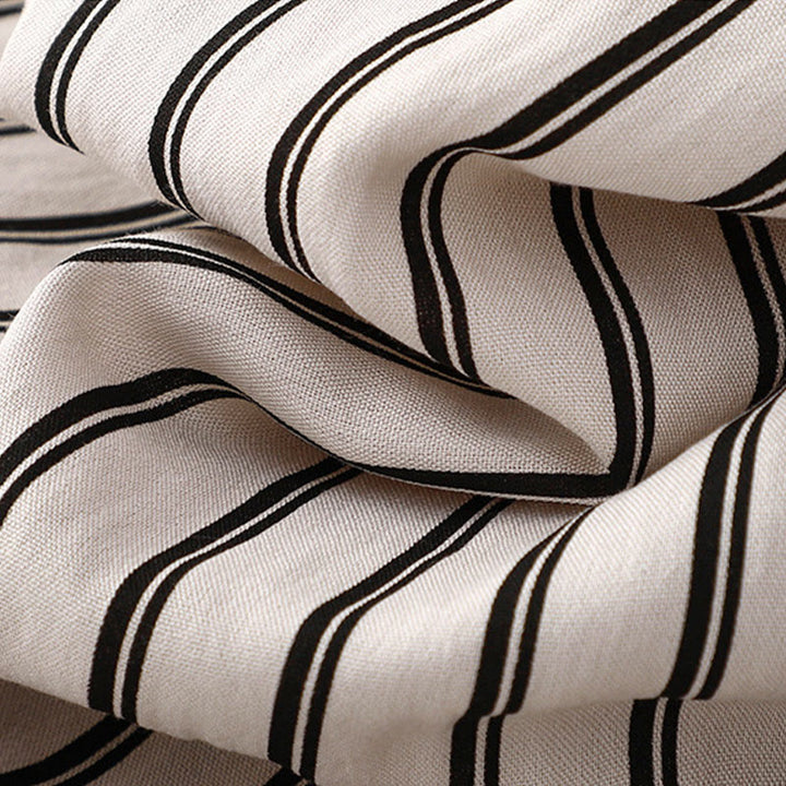 Buddha Stonesカジュアル アクリル ストライプ レースアップ レディース ワイドレッグパンツ ポケット付き - image 12