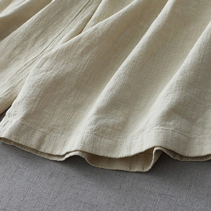 Buddha Stonesカジュアル 無地 ゆったり 7-8丈 レディース ポリエステル ワイドレッグパンツ ポケット付き - image 9