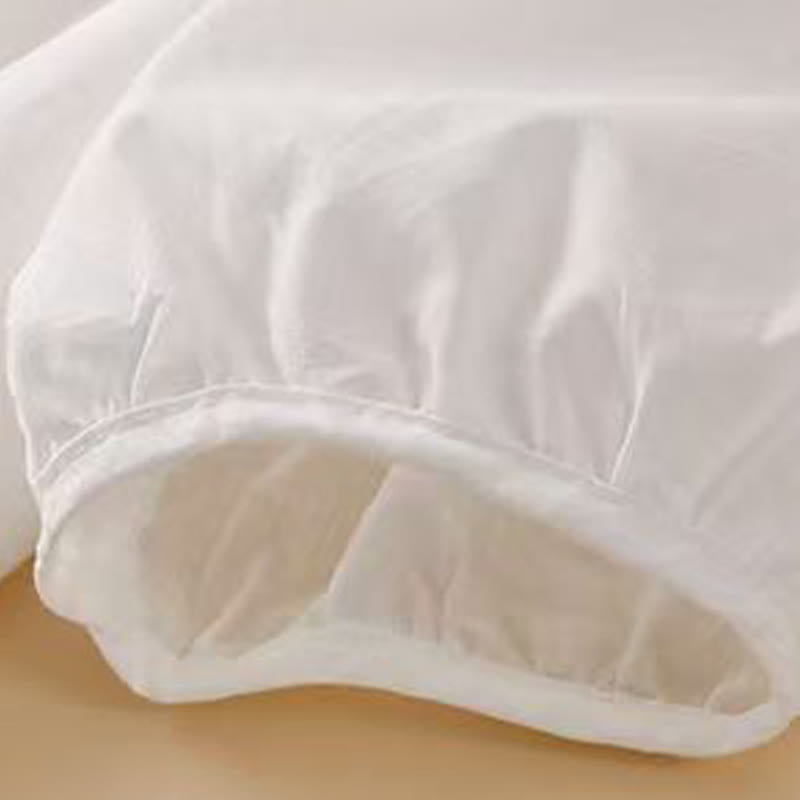 Buddha Stonesカジュアル レディース 刺繍花柄クルーネックデザイン 半袖コットンリネンシャツ - image 10