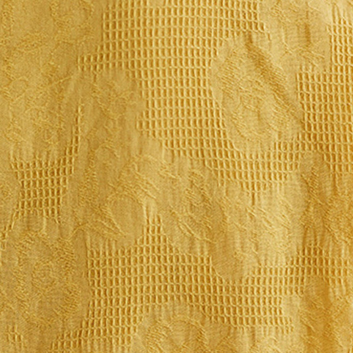 Buddha Stones夏 刺繍 花 七分袖 デザイン レディース コットン リネン ノッチカラー シャツ - image 20