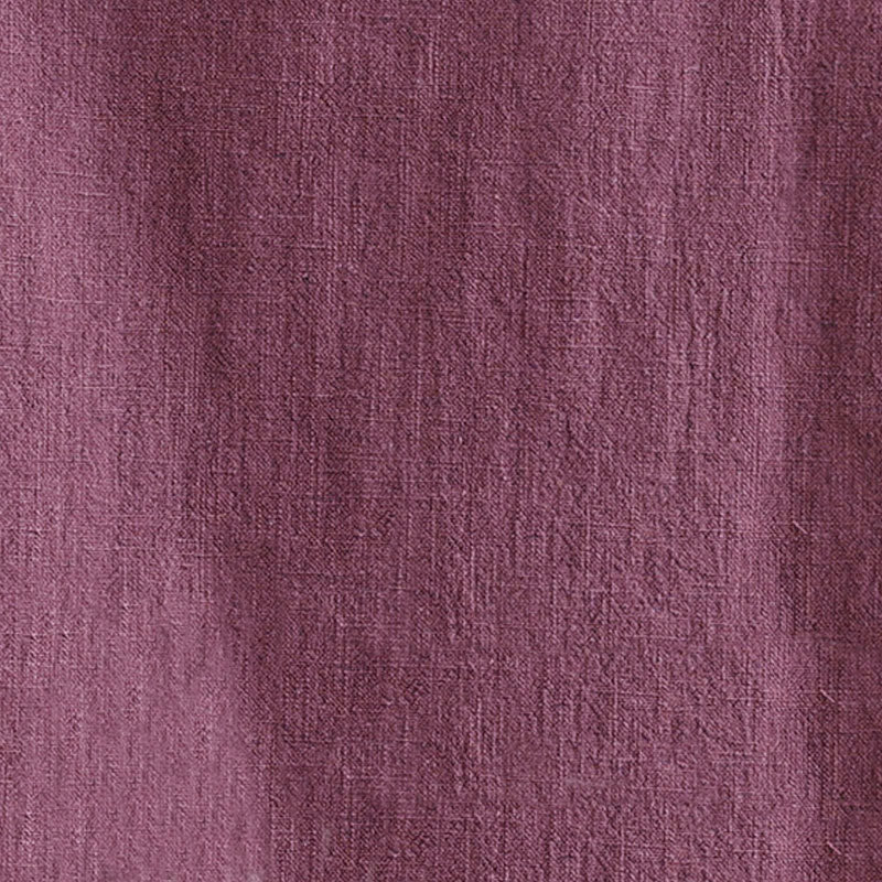 Buddha Stonesプレーンチャイニーズフロッグボタンスタンドカラーデザイン レディース コットンリネン ハーフスリーブシャツ - image 14