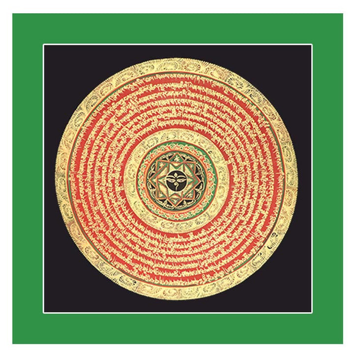 Buddha Stonesチベットタンカ画 六つの真実の言葉 経典 手作り装飾 ブラインドボックス（ランダムスタイル） - image 10