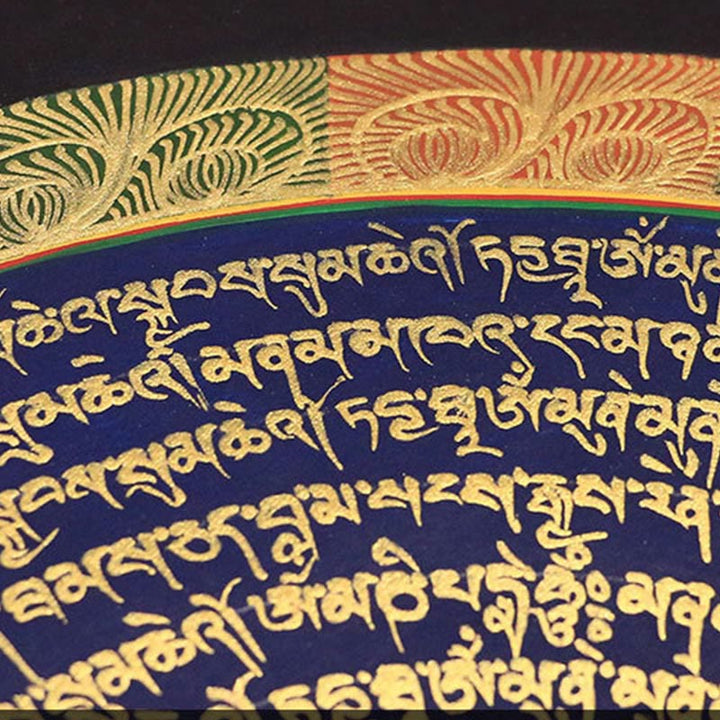 Buddha Stonesチベットタンカ画 六つの真実の言葉 経典 手作り装飾 ブラインドボックス（ランダムスタイル） - image 7