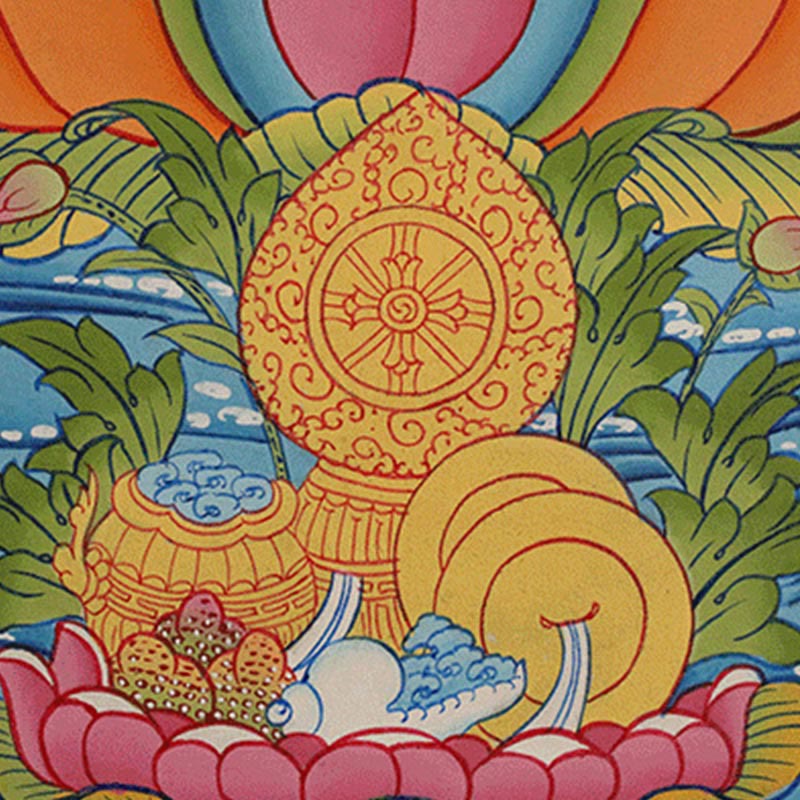 Buddha Stonesチベットタンカ画 黄色の富の神 緑の多羅観音 手作り装飾 ブラインドボックス（ランダムスタイル） - image 22