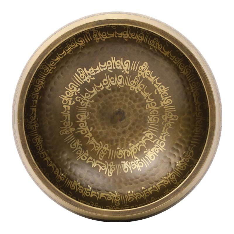 Buddha Stones 手作りのシンギングボウル（聖句模様入り）ヒーリング＆瞑想用サウンドボウルセット - image 13