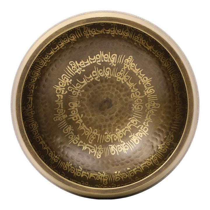 Buddha Stones 手作りのシンギングボウル（聖句模様入り）ヒーリング＆瞑想用サウンドボウルセット - image 13