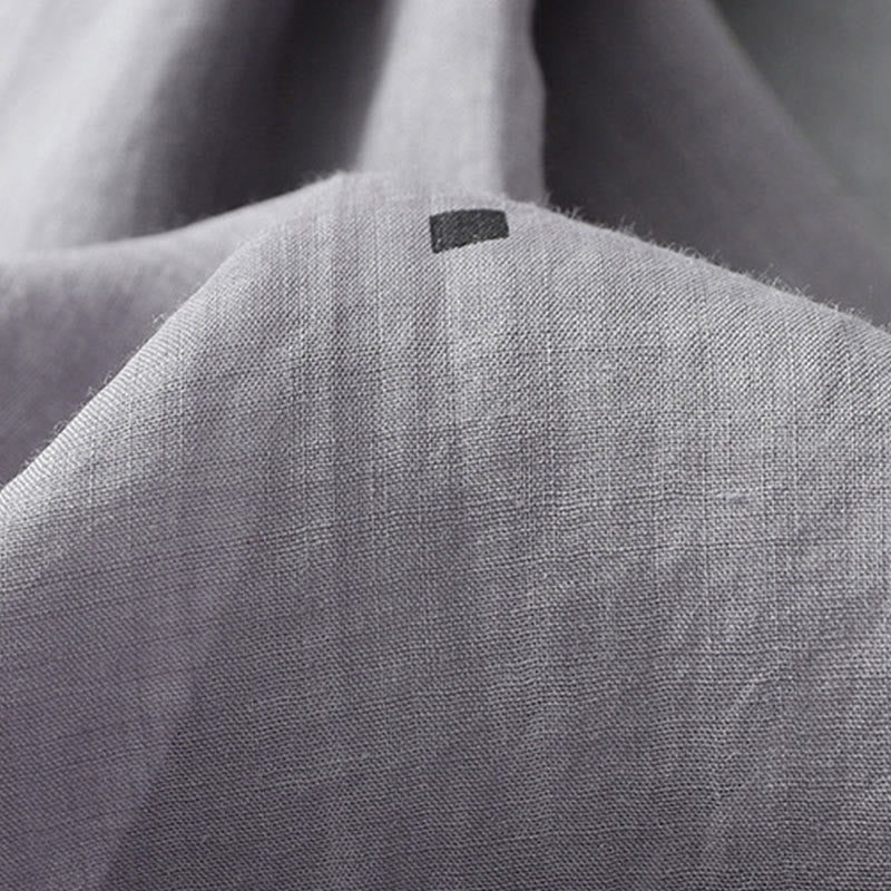 Buddha Stones夏 カジュアル 水玉模様 コットンリネン レディース ワイドレッグパンツ ポケット付き - image 6