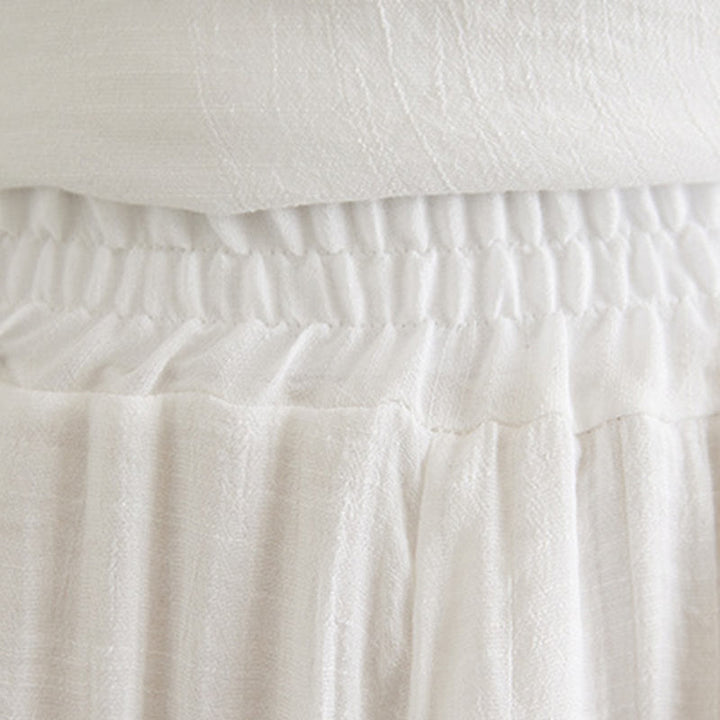 Buddha Stones2点セット ベージュ 中国風 カエルボタンデザイン 長袖シャツ トップス パンツ 瞑想 禅 太極拳 コットンリネン 衣類 レディース セット - image 14