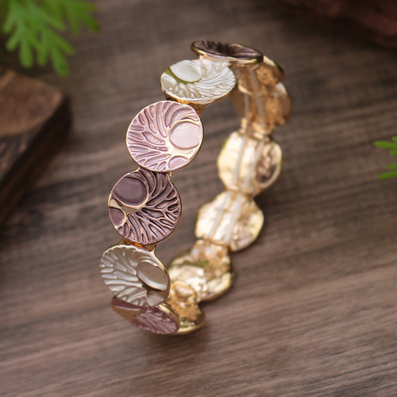 Buddha Stones生命の樹 創造 エナメル合金ブレスレット