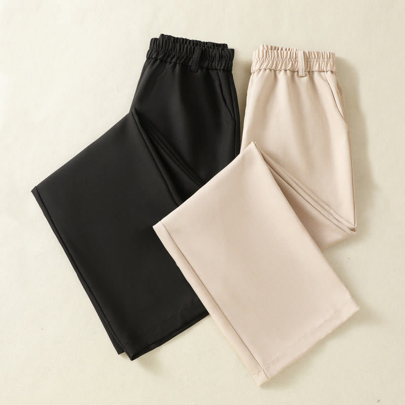 Buddha Stonesヴィンテージ 伸縮性ウエストバンドデザイン ドローストリング レディース コットンパンツ ポケット付き - image 15