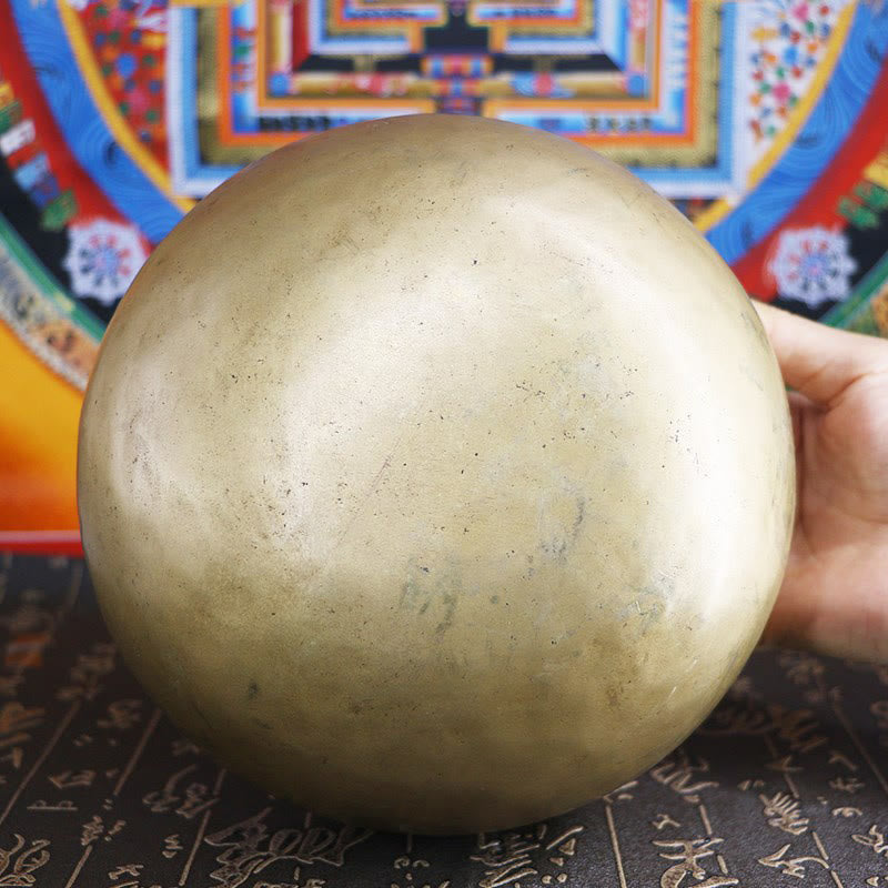 Buddha Stones ネパール製ハンドメイドゴールデンシンギングボウル シンプルなデザイン ヒーリングと瞑想のためのサウンドボウルセット - image 14